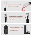 Rechargeable Electric Wine Opener Set, 5 in 1