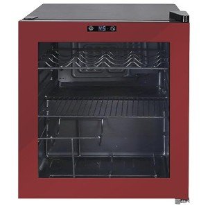 Compact 15-Bottle Wine Cooler with Glass Door