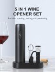 Rechargeable Electric Wine Opener Set, 5 in 1