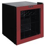 Compact 15-Bottle Wine Cooler with Glass Door