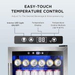 Stylish 26 Bottle Wine Cooler with Digital Control