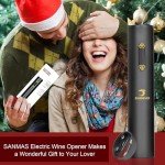 Electric Wine Opener with Capsule Cutter - Battery Operated