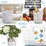 Versatile 6-Pack Clear Ice Buckets & Chillers