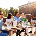 Versatile 6-Pack Clear Ice Buckets & Chillers