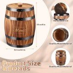 Vintage Wine Barrel Utensil Holder for Mom