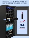 GarveeHome 32-Bottle Wine and Beverage Cooler