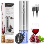 Rechargeable Stainless Steel Electric Wine Opener