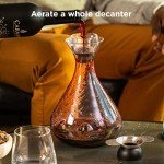 Rabbit Wine Aerator with Sediment Strainer and Stand