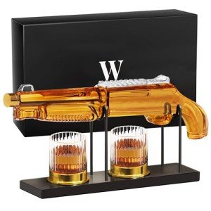 Whiskey Decanter Set with Glasses - Perfect Gift