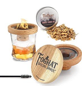 Foghat Cocktail Smoker with Bourbon Barrel Wood Shavings