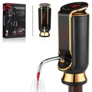 Elegant 4-in-1 Electric Wine Aerator and Dispenser