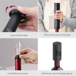 Electric Wine Opener and Aerator Gift Set