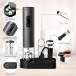 COKUNST 4-in-1 Electric Wine Opener Set