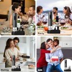 COKUNST 4-in-1 Electric Wine Opener Set