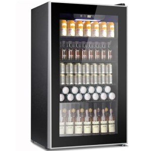 COWSAR 130 Can Mini Wine and Beverage Fridge