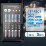 COWSAR 130 Can Mini Wine and Beverage Fridge