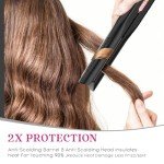 Stylish 2-in-1 Titanium Flat Iron & Curler