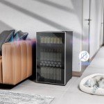 COWSAR 130 Can Mini Wine and Beverage Fridge