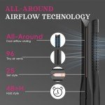 Stylish 2-in-1 Titanium Flat Iron & Curler