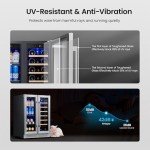 Yeego Dual Zone Wine & Beverage Refrigerator