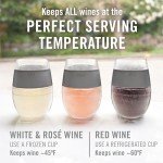 Insulated Wine Tumblers with Freezing Gel - Set of 2