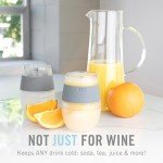 Insulated Wine Tumblers with Freezing Gel - Set of 2