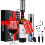 Electric Wine Opener Gift Set with Accessories