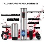 Electric Wine Opener Gift Set with Accessories