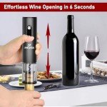 JINGASA Rechargeable Electric Wine Opener - Black