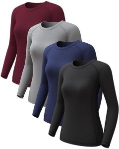 Cooling Long Sleeve Women’s Workout Shirts - 2 Pack