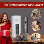 JINGASA Rechargeable Electric Wine Opener - Black