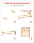 Modular Wine Rack for 72 Bottles - Bamboo