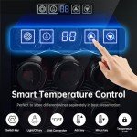 KingChii 27-Bottle Stainless Steel Wine Cooler