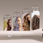 Champagne Gold Automatic Curling Iron Gift for Her