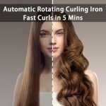 Champagne Gold Automatic Curling Iron Gift for Her
