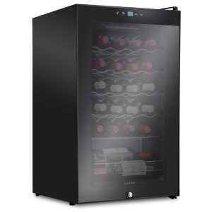 Ivation 24-Bottle Compressor Wine Cooler with Lock