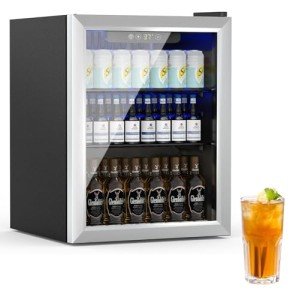 Mini Beverage Cooler for Wine, Beer, and Soda