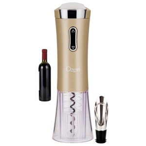 Electric Wine Opener Set with Foil Cutter & Pourer