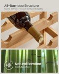 42-Bottle Free-Standing Bamboo Wine Rack Storage