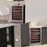 24-Inch Wine Cooler for 46 Bottles