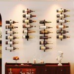 12-Bottle Wall-Mounted Wine Rack for Easy Storage
