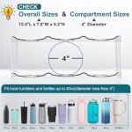 Stackable Wine Bottle Organizer for Tumblers