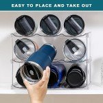Stackable Wine Bottle Organizer for Tumblers