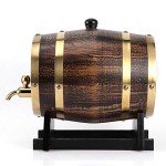 3L Oak Barrel Dispenser for Wine and Spirits