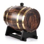 3L Oak Barrel Dispenser for Wine and Spirits