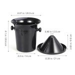 Cabilock Wine Tasting Spittoon Bucket with Handles