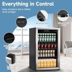 Compact Beverage Fridge for Wine and Beer