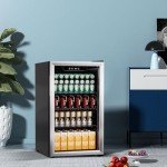 Compact Beverage Fridge for Wine and Beer