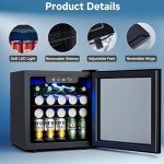COWSAR 50-Can Wine Cooler Mini Fridge