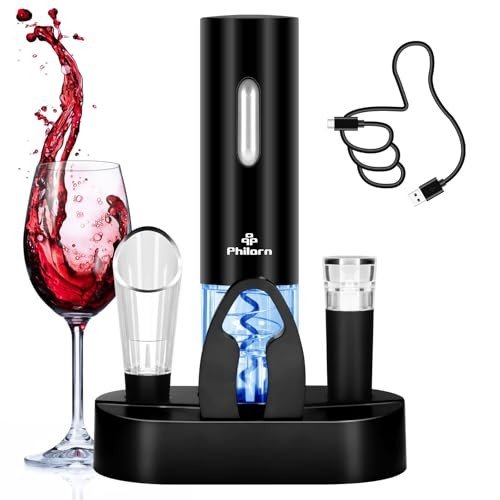 Rechargeable Electric Wine Opener Set for Enthusiasts
